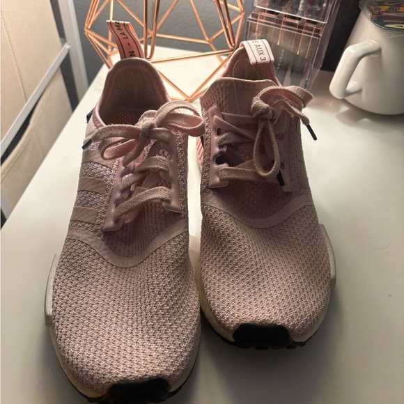 Adidas Women's Light Pink Sneakers - Picture 1 of 5